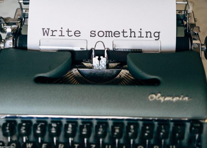 The tools of the trade - an old typewriter